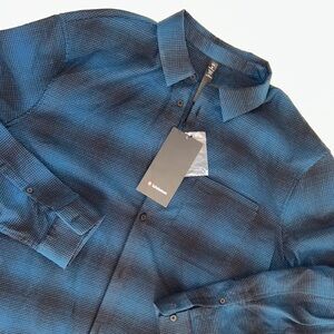 NWT lululemon‎ Blue & Black Mason’s Peak Flannel